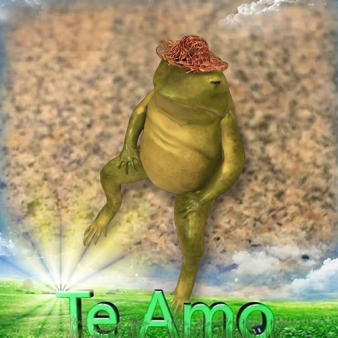 CHANTOAD in a straw hat, Te Amo